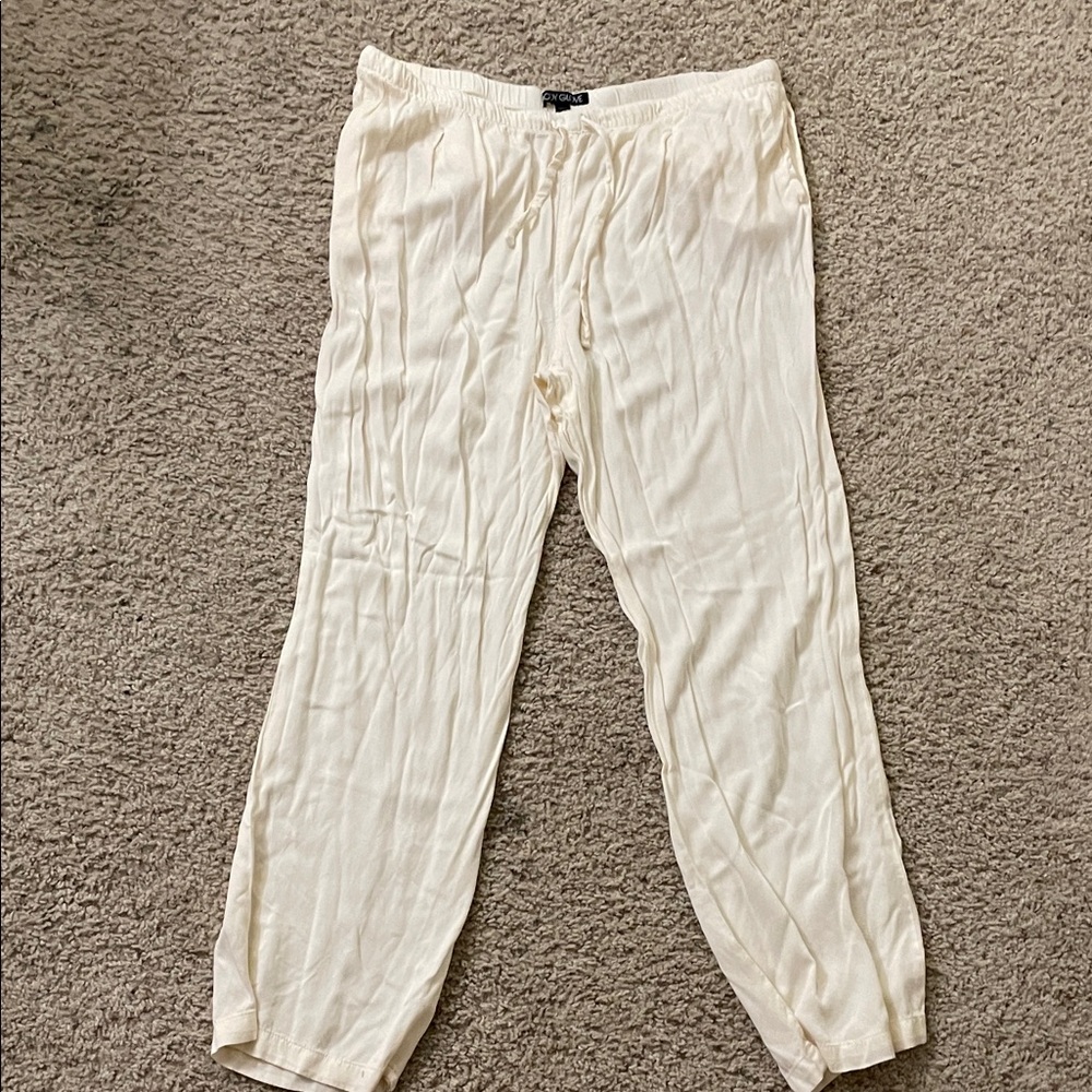 Body Glove Cream Drawstring Joggers